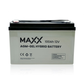 Akumulator AGM-GEL HYBRYDOWY MAXX 100Ah [330*171*216*219]